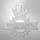 Custom Metal Wall Art - Personalized Tool Man Workshop Plaque