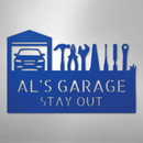 Custom Metal Wall Art - Personalized Garage Sign
