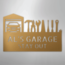Custom Metal Wall Art - Personalized Garage Sign