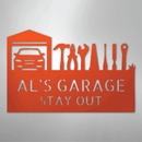 Custom Metal Wall Art - Personalized Garage Sign