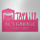 Custom Metal Wall Art - Personalized Garage Sign