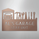 Custom Metal Wall Art - Personalized Garage Sign