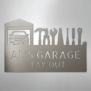Custom Metal Wall Art - Personalized Garage Sign