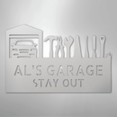 Custom Metal Wall Art - Personalized Garage Sign