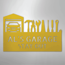 Custom Metal Wall Art - Personalized Garage Sign