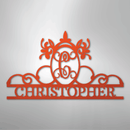 Custom Metal Wall Art - Personalized Monogram Sign