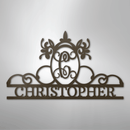 Custom Metal Wall Art - Personalized Monogram Sign