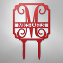 Custom Metal Yard Art - Personalized Garden Stake