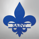 Custom Metal Wall Art - Personalized Fleur De Lis Monogram Plaque