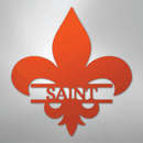 Custom Metal Wall Art - Personalized Fleur De Lis Monogram Plaque