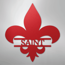 Custom Metal Wall Art - Personalized Fleur De Lis Monogram Plaque