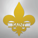 Custom Metal Wall Art - Personalized Fleur De Lis Monogram Plaque