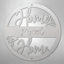 Metal Wall Art - Home Sweet Home Name Sign