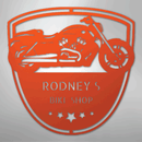 Custom Metal Wall Art - Personalized Biker Garage Name Plaque