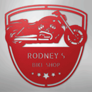 Custom Metal Wall Art - Personalized Biker Garage Name Plaque