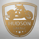 Custom Metal Wall Art - Personalized Motorcycle Name Monogram