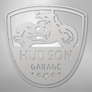 Custom Metal Wall Art - Personalized Motorcycle Name Monogram