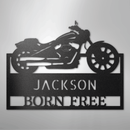 Custom Metal Wall Art - Personalized Biker Sign