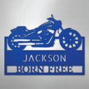Custom Metal Wall Art - Personalized Biker Sign