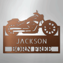 Custom Metal Wall Art - Personalized Biker Sign