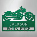 Custom Metal Wall Art - Personalized Biker Sign