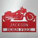 Custom Metal Wall Art - Personalized Biker Sign