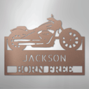 Custom Metal Wall Art - Personalized Biker Sign