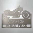 Custom Metal Wall Art - Personalized Biker Sign
