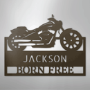 Custom Metal Wall Art - Personalized Biker Sign