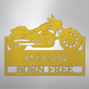 Custom Metal Wall Art - Personalized Biker Sign