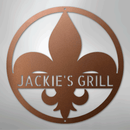 Custom Metal Wall Art - Personalized Fleur De Lis Sign