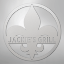 Custom Metal Wall Art - Personalized Fleur De Lis Sign