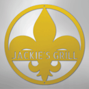 Custom Metal Wall Art - Personalized Fleur De Lis Sign