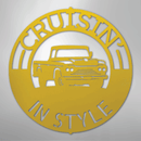 Custom Metal Wall Art - Personalized Truck Sign