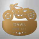 Custom Metal Wall Art - Personalized Biker Sign