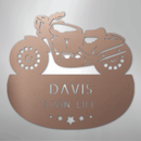 Custom Metal Wall Art - Personalized Biker Sign