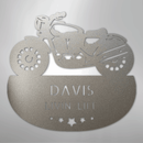 Custom Metal Wall Art - Personalized Biker Sign