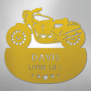 Custom Metal Wall Art - Personalized Biker Sign