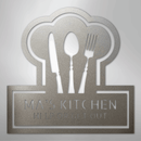 Custom Metal Wall Art - Personalized Kitchen Sign