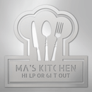 Custom Metal Wall Art - Personalized Kitchen Sign