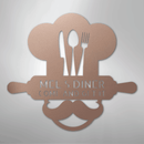 Custom Metal Wall Art - Personalized Kitchen Sign