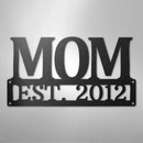 Custom Metal Wall Art - Personalized Mom Name Sign