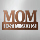 Custom Metal Wall Art - Personalized Mom Name Sign