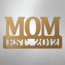 Custom Metal Wall Art - Personalized Mom Name Sign