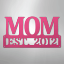 Custom Metal Wall Art - Personalized Mom Name Sign