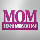 Custom Metal Wall Art - Personalized Mom Name Sign