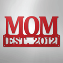 Custom Metal Wall Art - Personalized Mom Name Sign