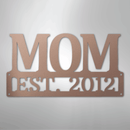 Custom Metal Wall Art - Personalized Mom Name Sign