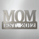 Custom Metal Wall Art - Personalized Mom Name Sign