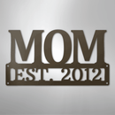 Custom Metal Wall Art - Personalized Mom Name Sign